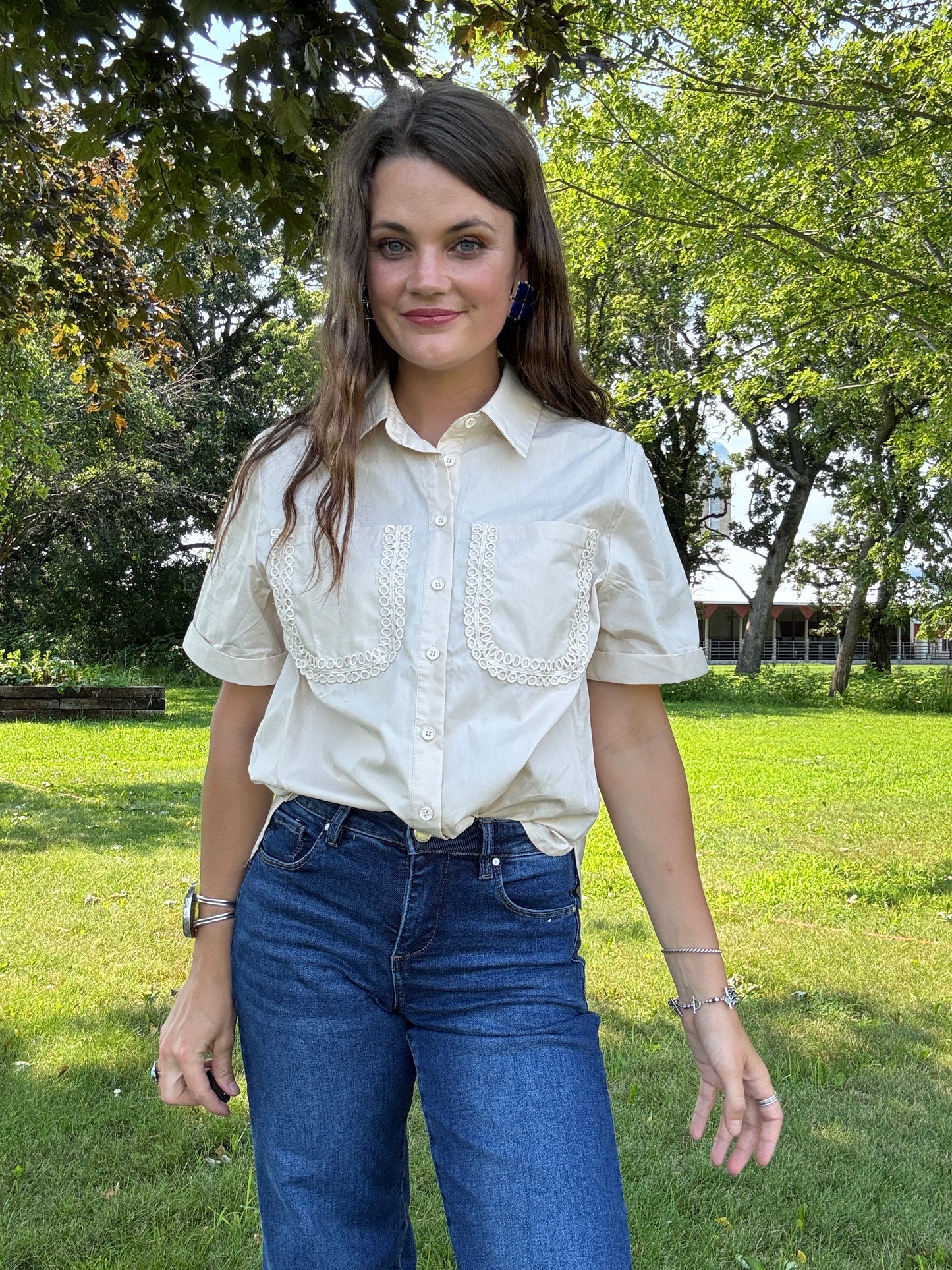 The Cove Eyelet Blouse