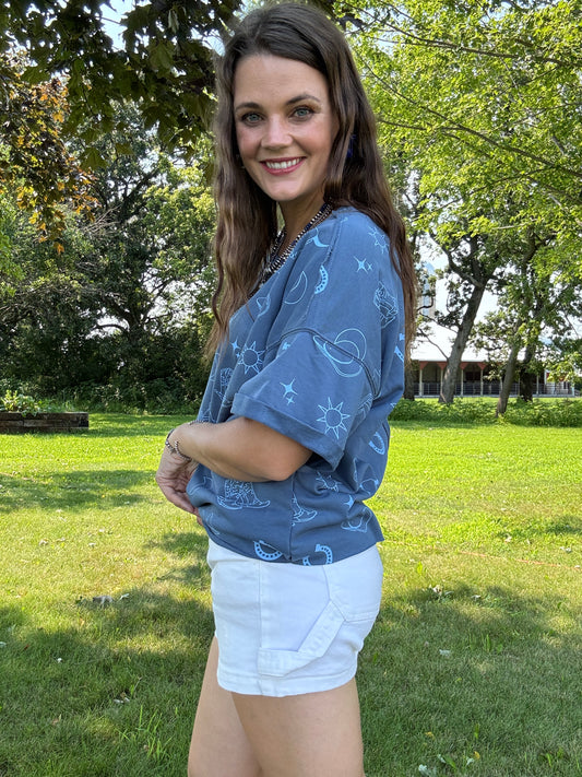 The Coastal Cowgal Tee (Full size run)