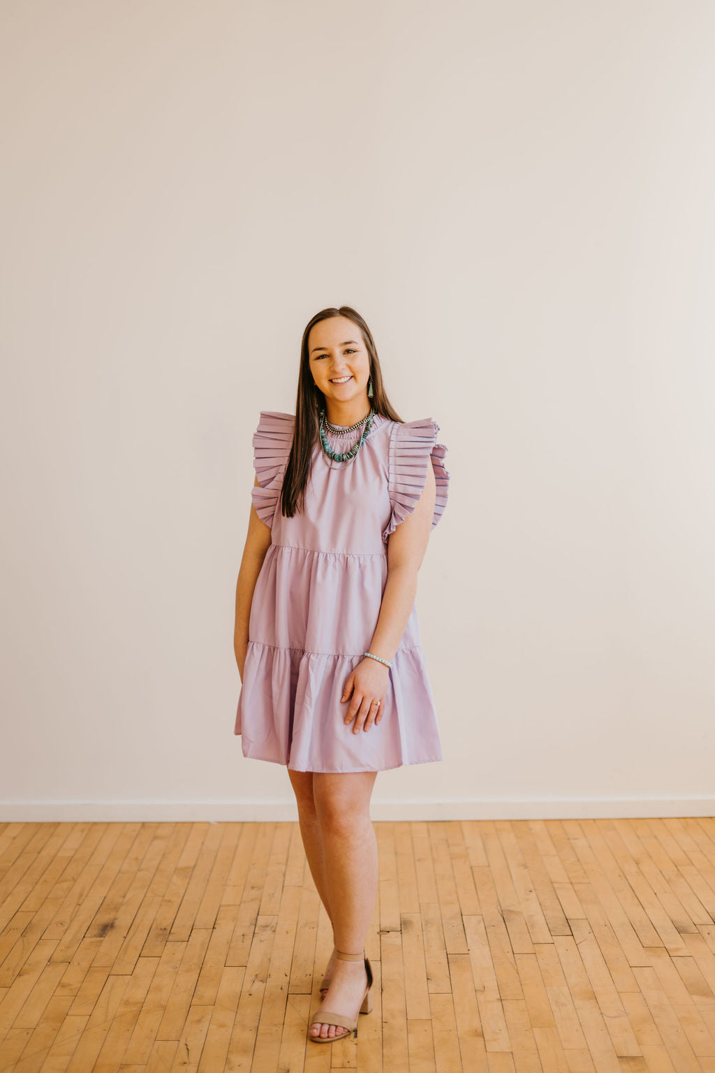 The Trish Flutter Sleeve Dress