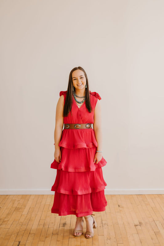 The Randi Ruffled Maxi Dress
