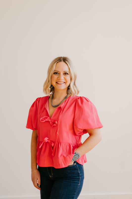 The Tied up with a Bow Blouse