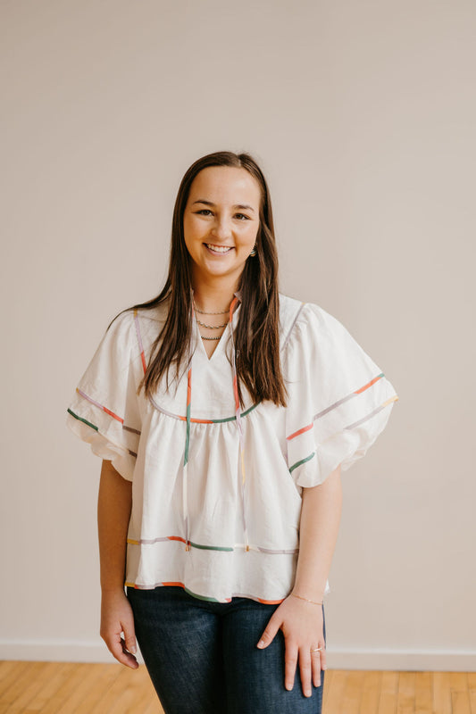 The Emmy Rainbow Blouse