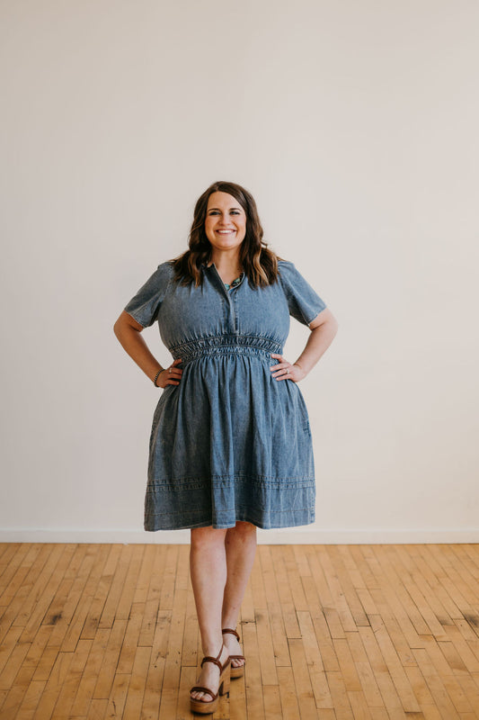 Extended Sizing - The Hydrangea Dress