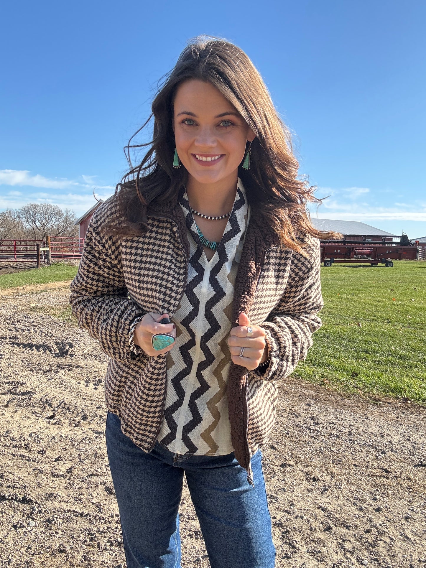 The Heavenly Houndstooth Jacket