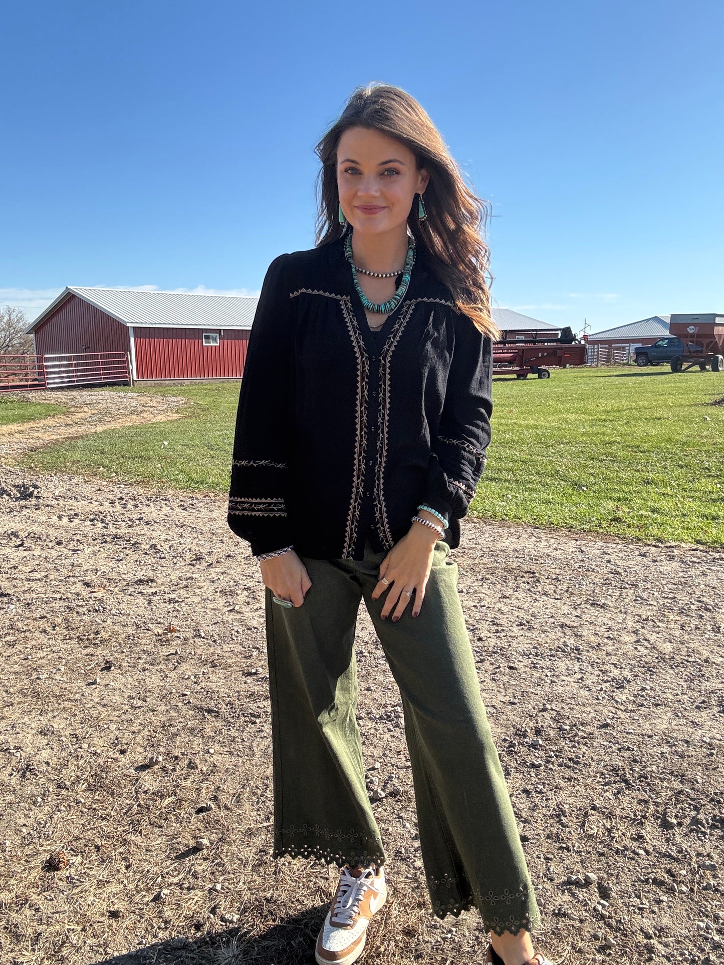 The Calamity Jane Blouse