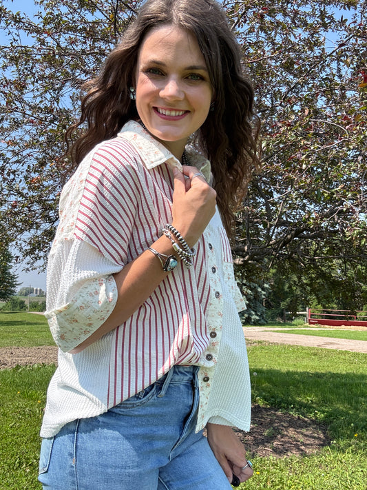 The Travelin' Solider Button Down
