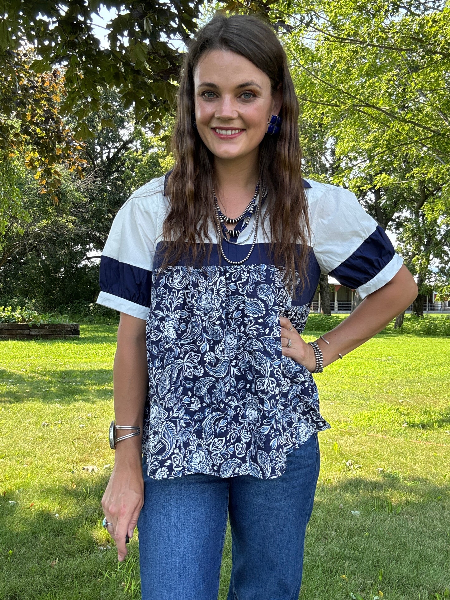 The Caspian Blouse