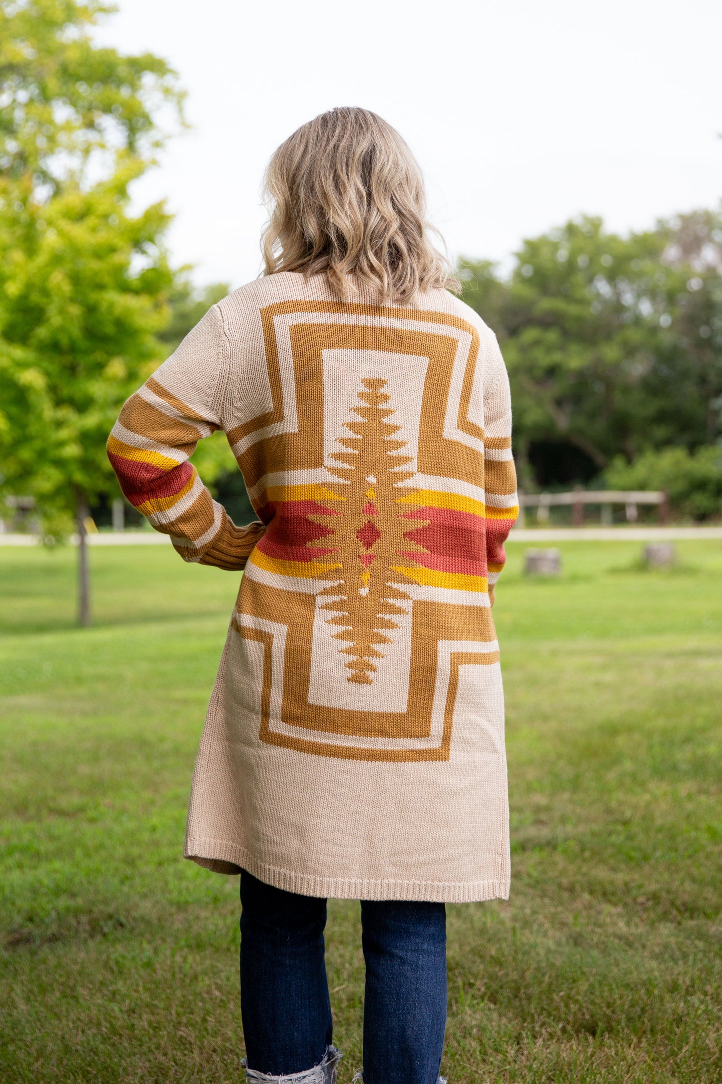 Pendleton Harding Open Front Cardigan