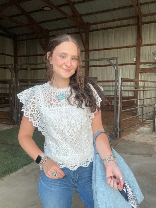 The Speakeasy Lace Blouse