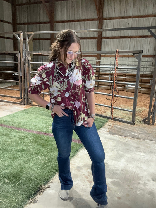 The Whiskey Bent Blouse (Full Size Run)