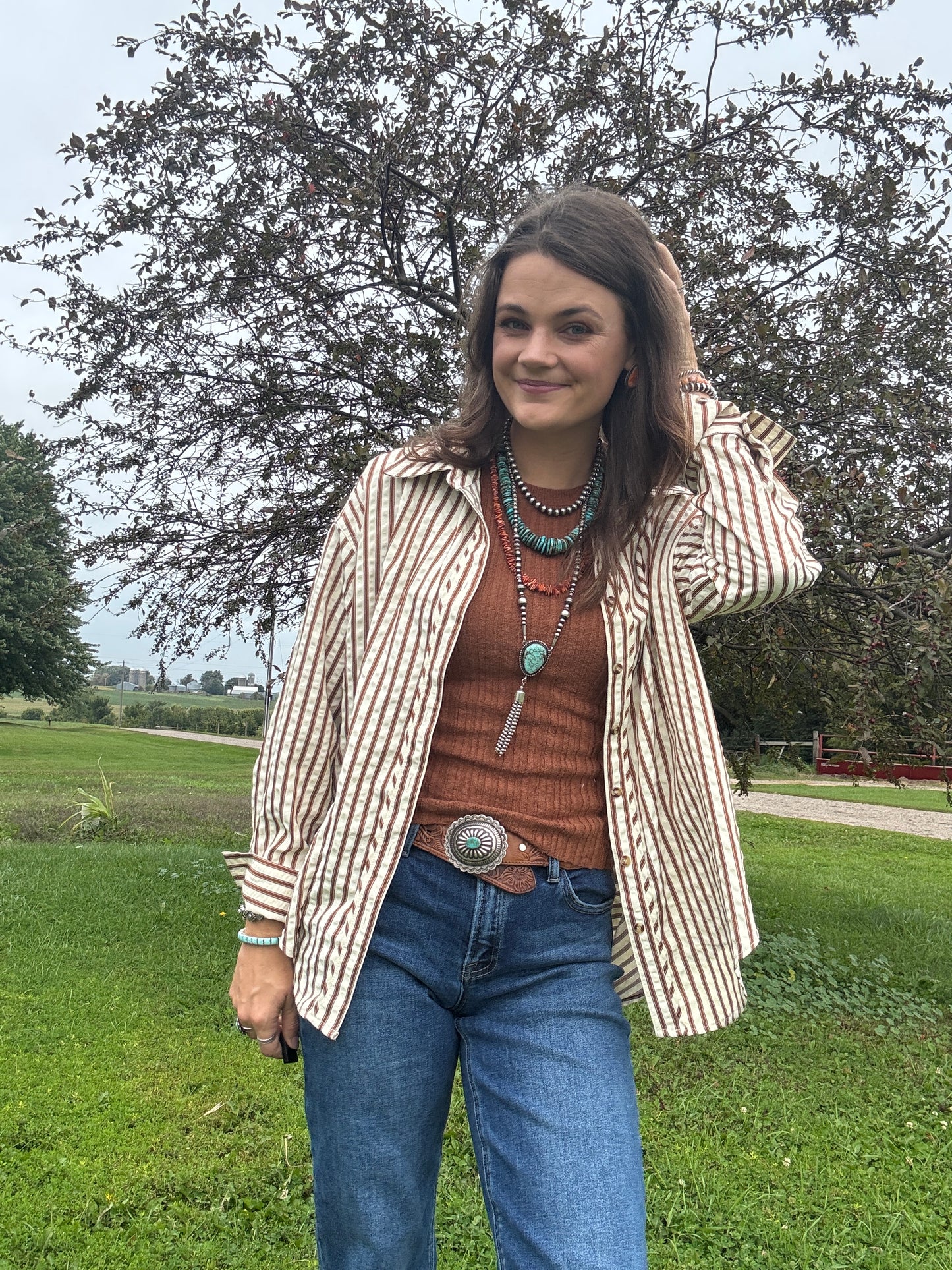 The Pumpkin Spice Button Down
