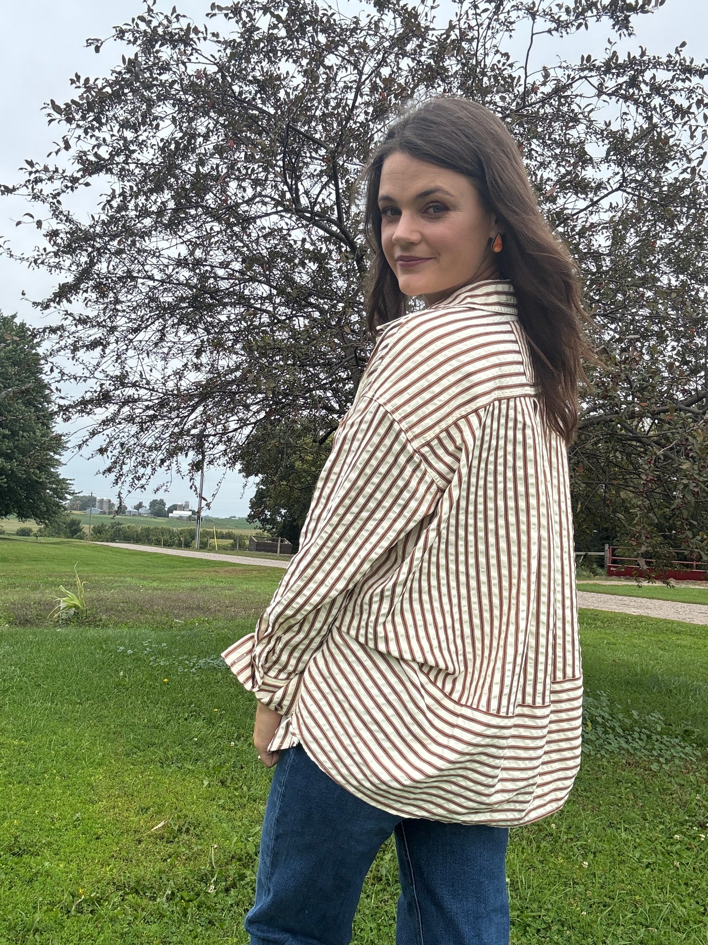The Pumpkin Spice Button Down