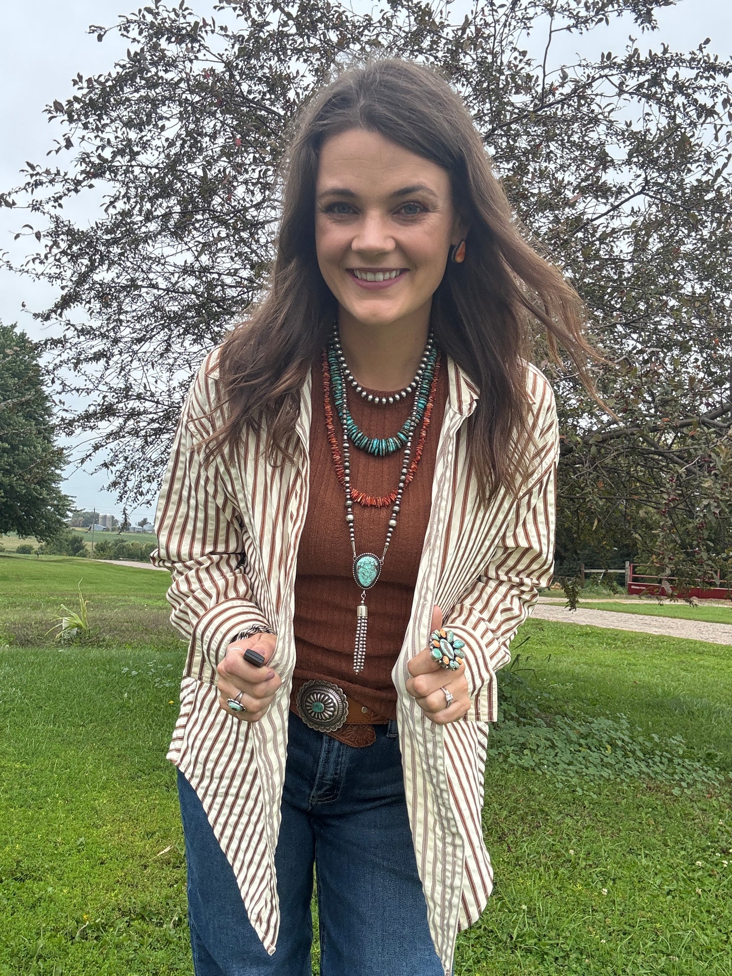 The Pumpkin Spice Button Down