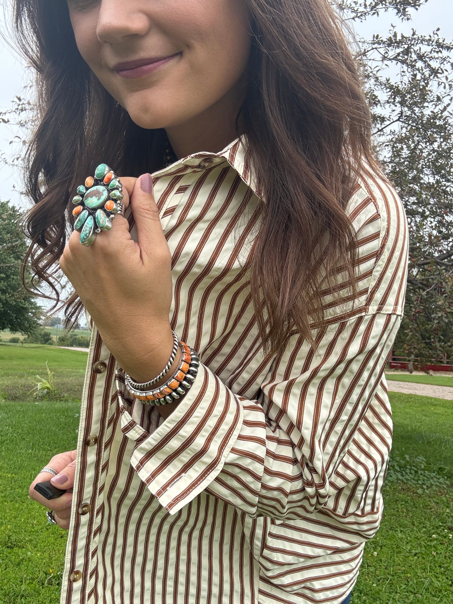 The Pumpkin Spice Button Down