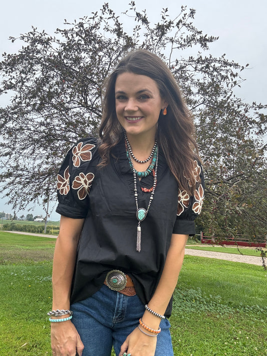 The Lapis Lady Blouse