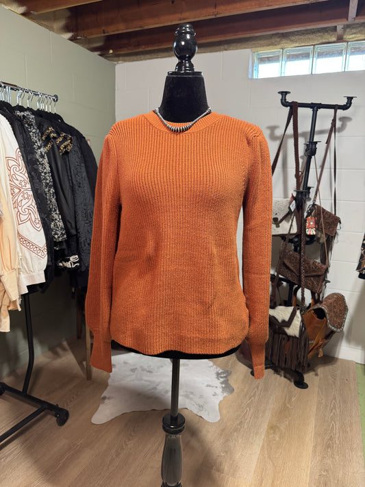 The Keali Duo Puff Sleeve Sweater (Large Only)