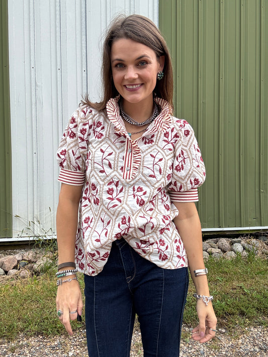 The Merry Mum Blouse