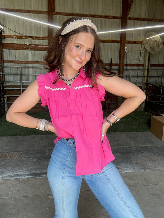 The Barrel Proof Sleeveless Blouse