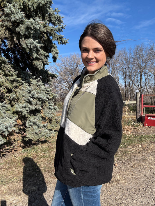 Women's Tara Jersey Lined Snap-Up Pullover