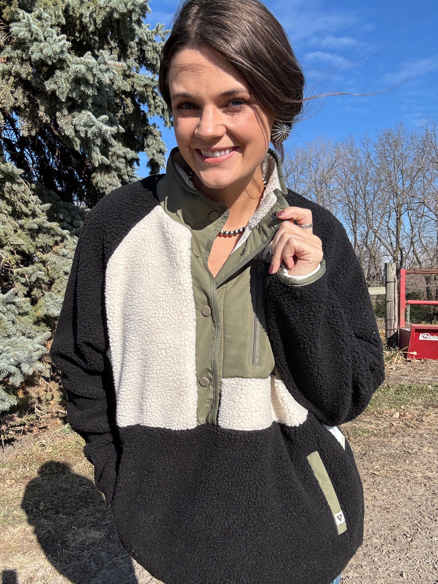 Women's Tara Jersey Lined Snap-Up Pullover