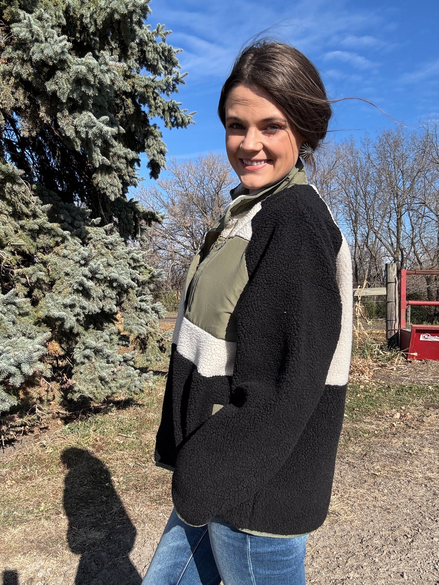 Women's Tara Jersey Lined Snap-Up Pullover