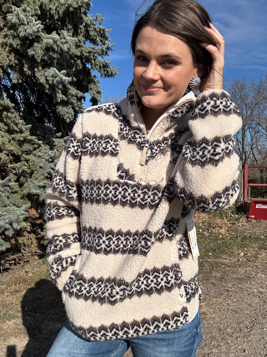 The Ainsley Plush Sherpa Pullover