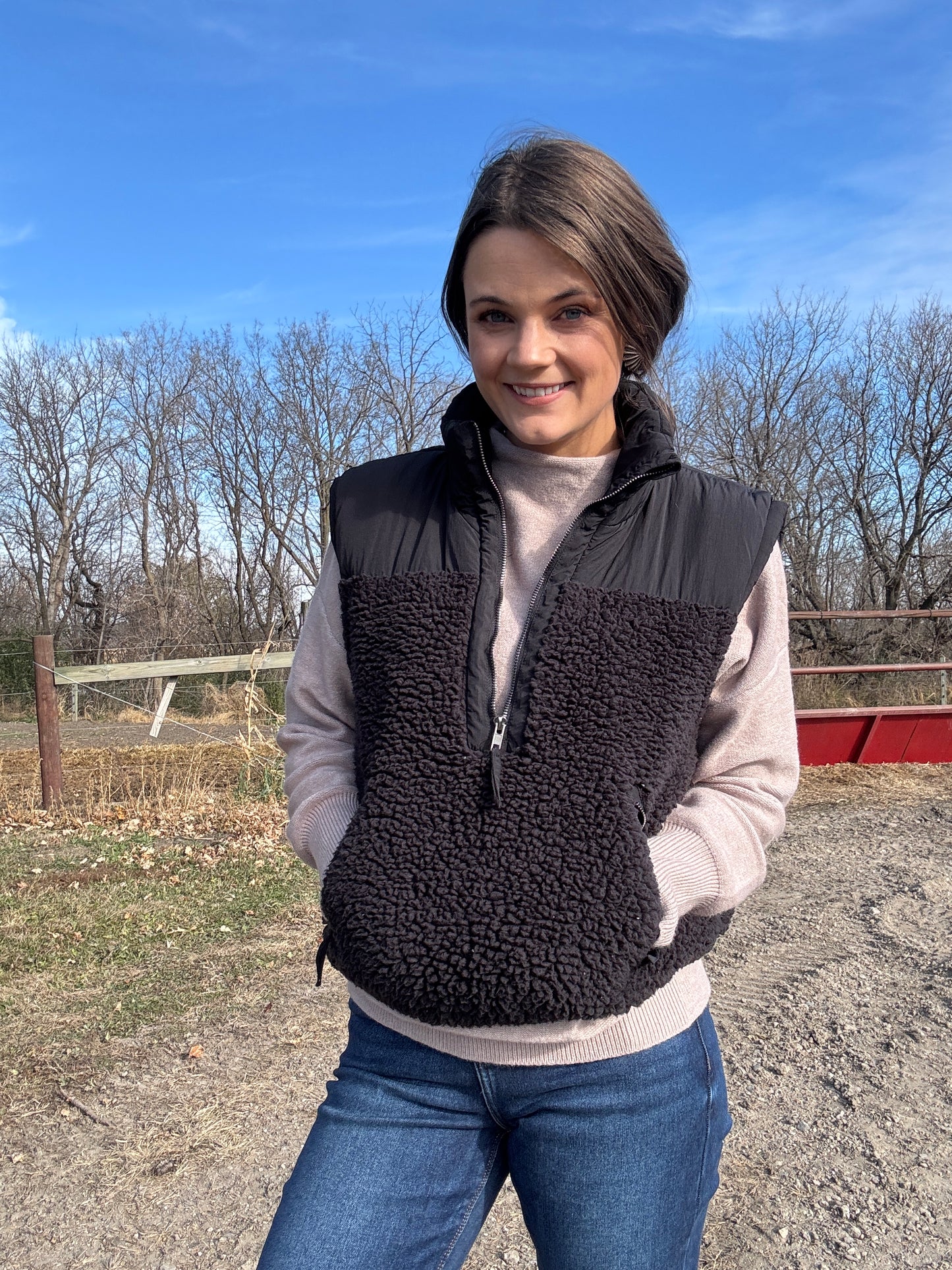 The Stockshow Sherpa Sweater Vest