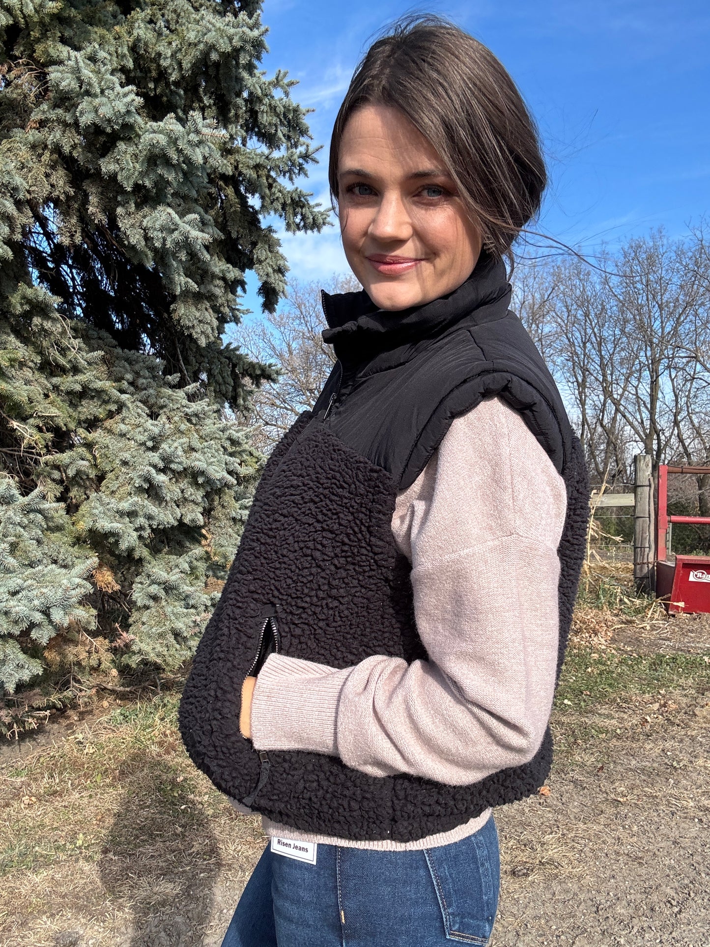 The Stockshow Sherpa Sweater Vest