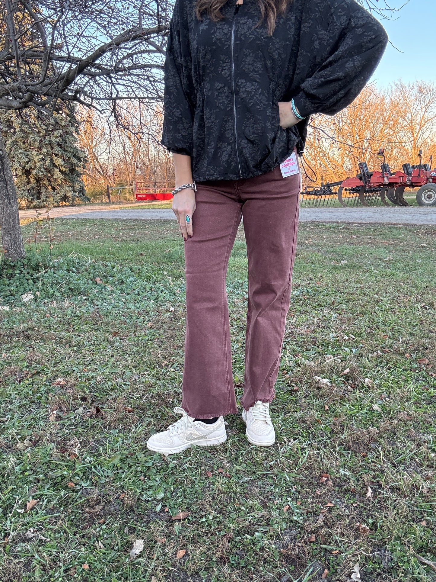 Risen Chocolate Ankle Pant