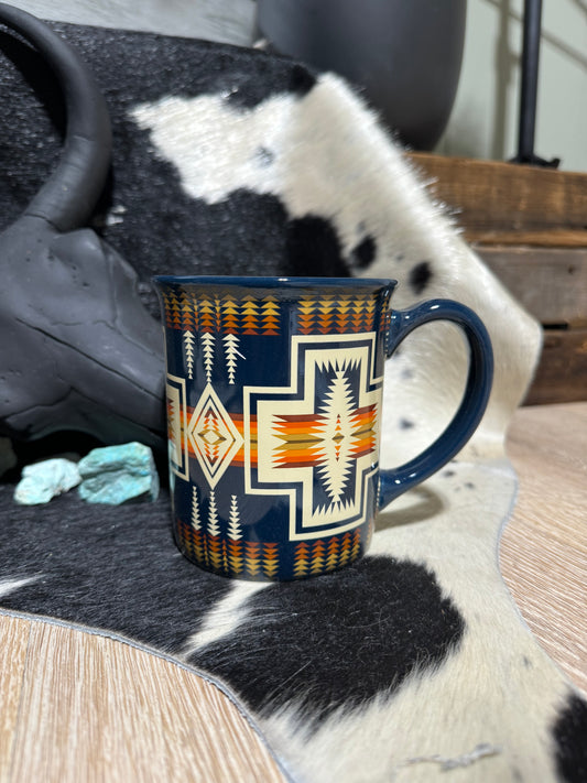 Pendleton Legendary Coffee Mug in Navy Harding