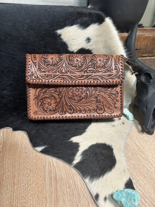 The Helen Tooled Crossbody