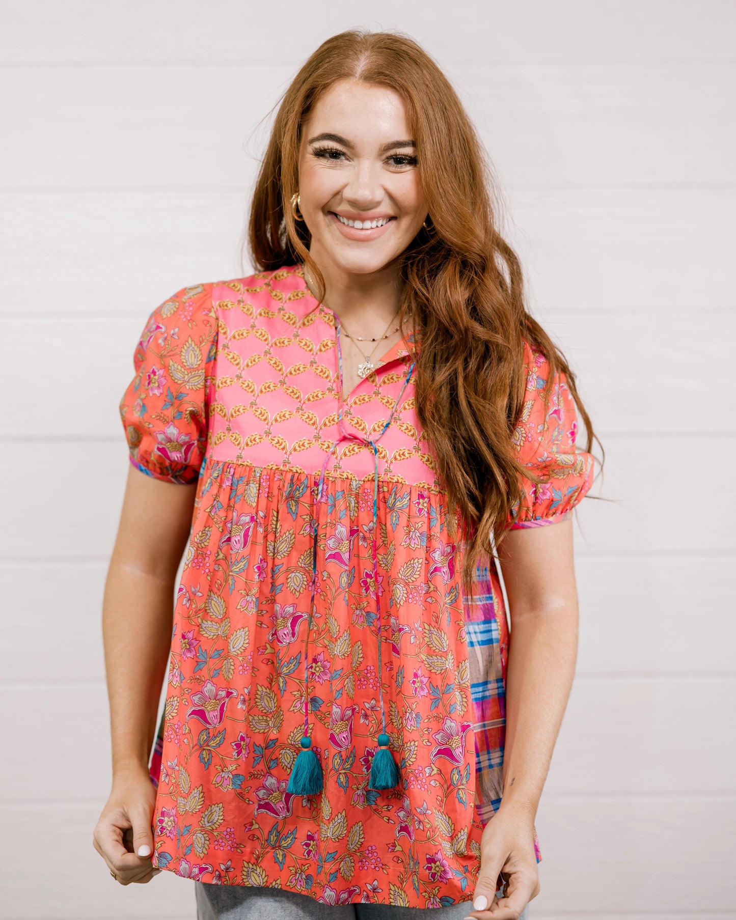 Jeanie Top- Multi