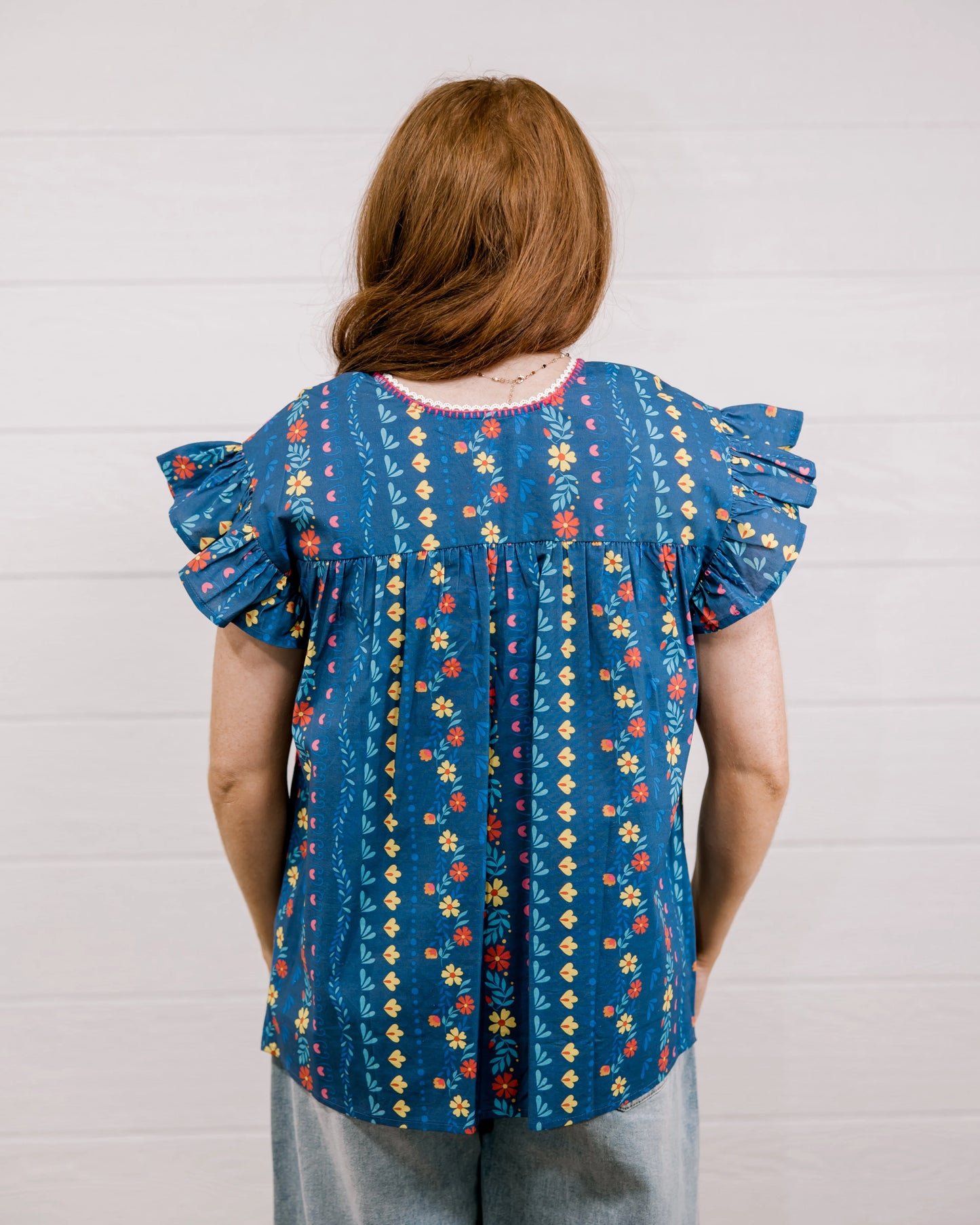 Kinley Top- Navy