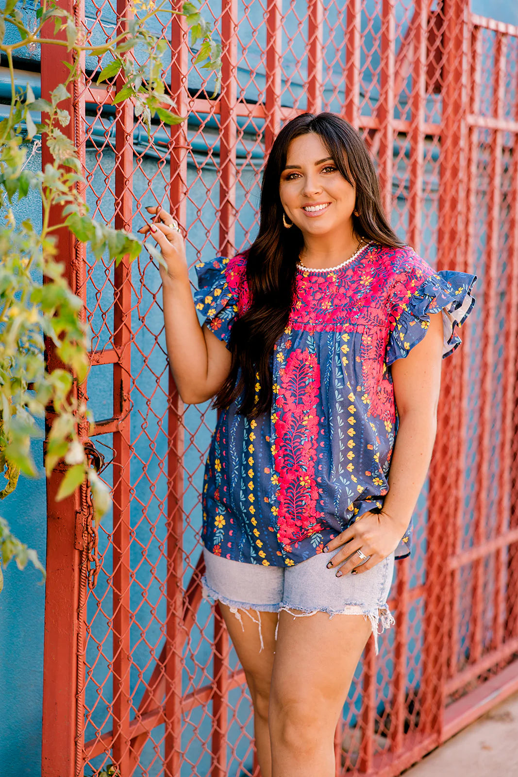 Kinley Top- Navy