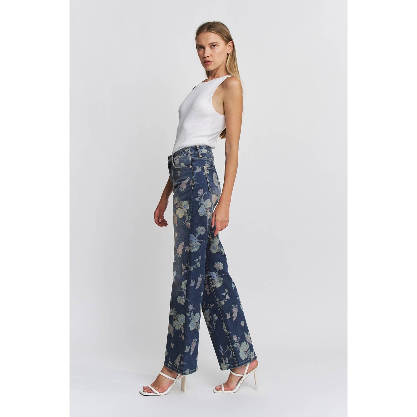 HIGH RISE WIDE LEG EMBELLISHMENT
