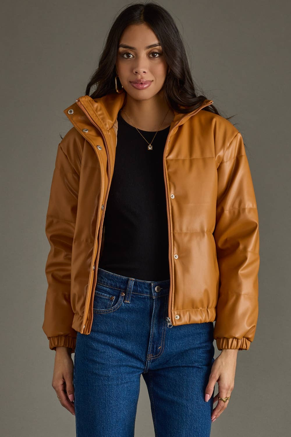 Cool as a Camel Puffer Jacket