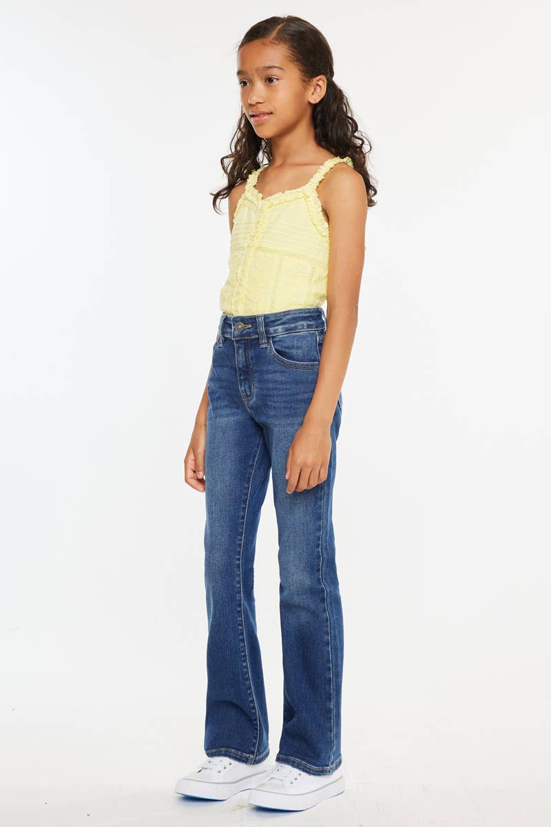 GIRLSHIGH RISE BOOTCUT JEANS