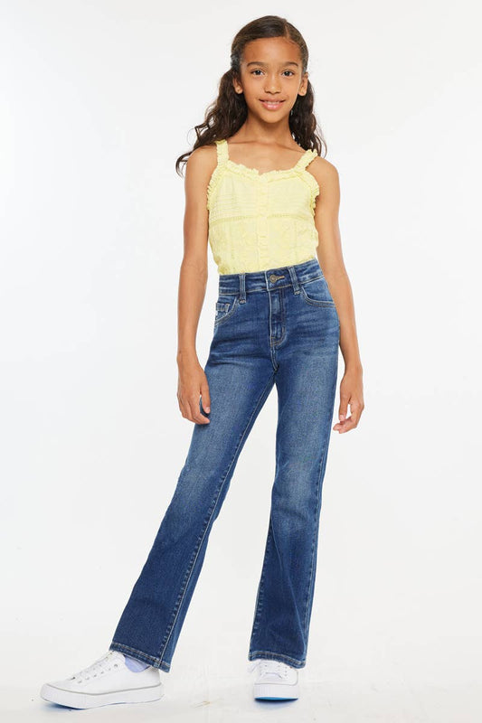 GIRLSHIGH RISE BOOTCUT JEANS