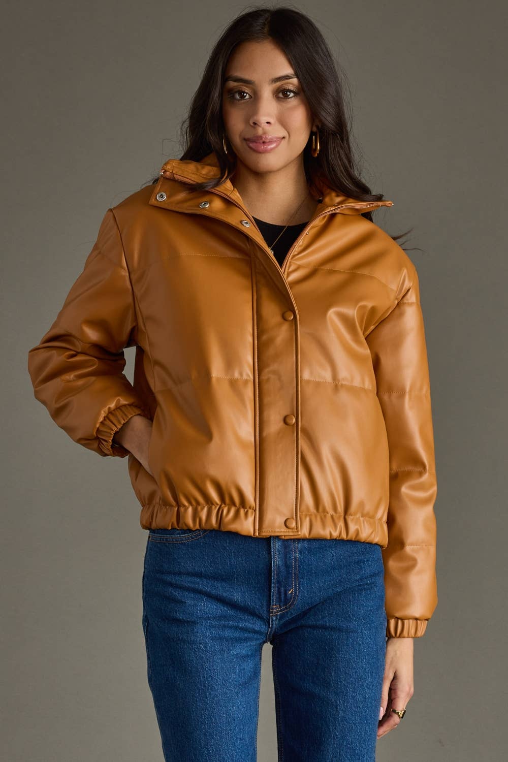 Cool as a Camel Puffer Jacket