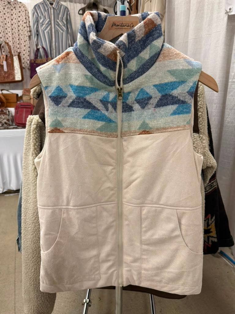 The Ranch Wife Aztec Yoke Vest