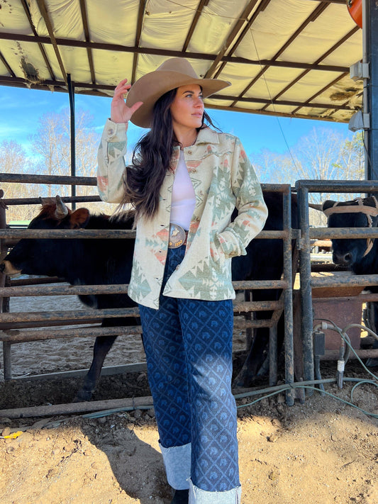Ladies' Aztec Western Coat