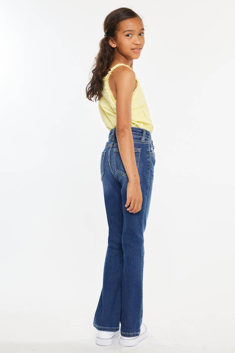 GIRLSHIGH RISE BOOTCUT JEANS