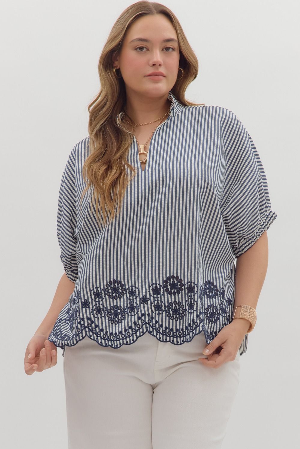 The Sage Embroidered Blouse (Full Size Run)