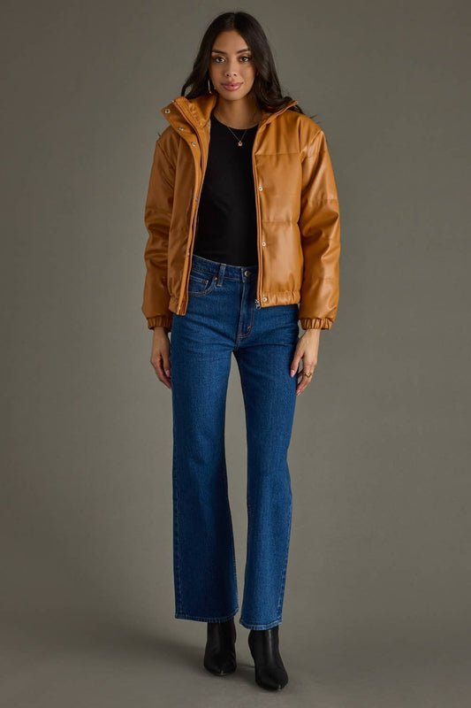 Cool as a Camel Puffer Jacket