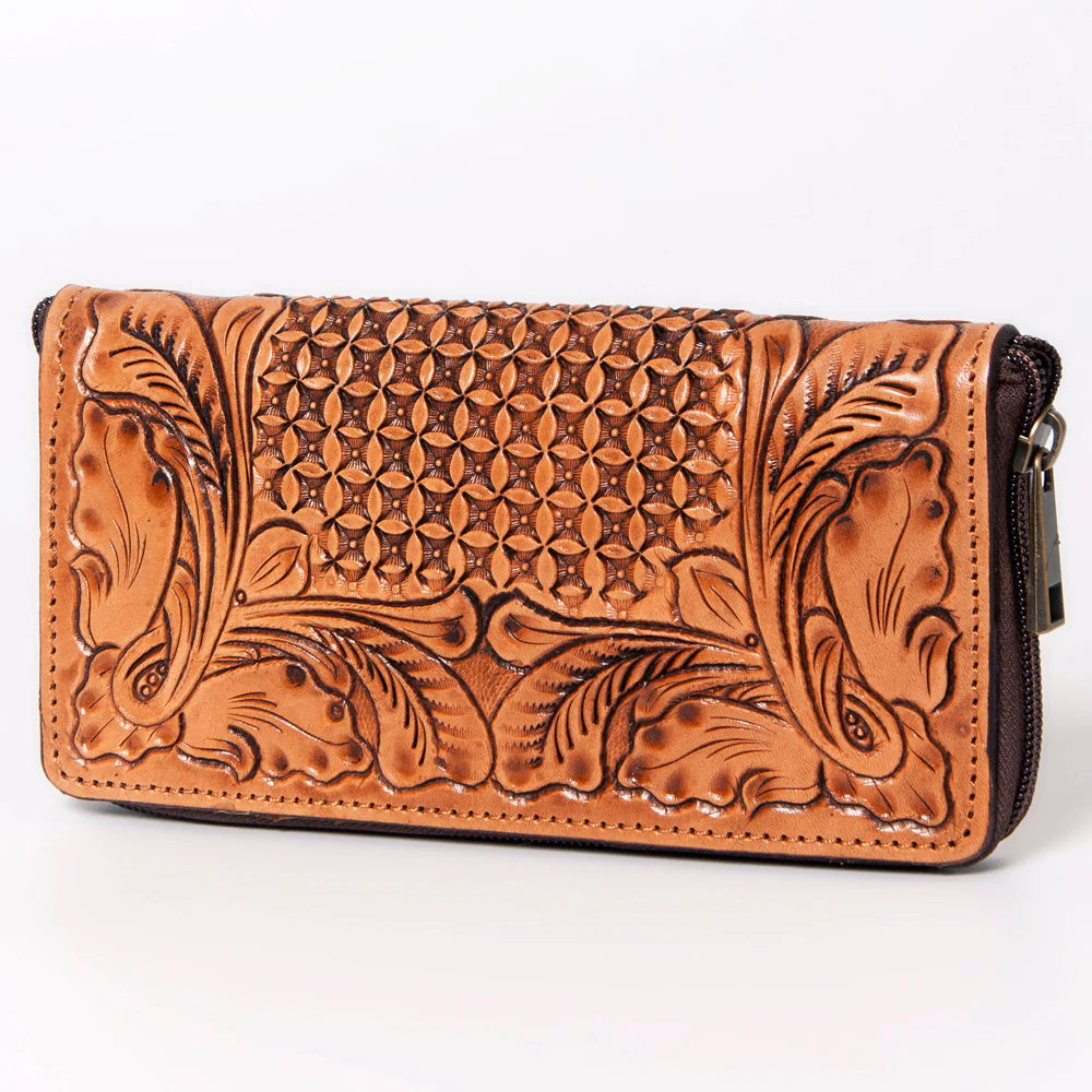 The Annie - Hand Tooled Wallet